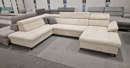 SATURN U-form kanapé | szürke és beige színben raktárról