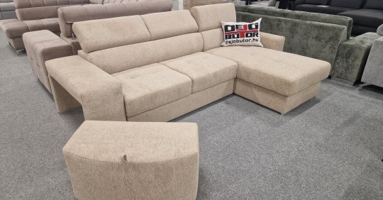 ALFRED kis sarokkanapé + puff