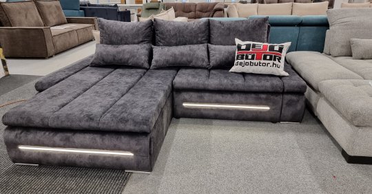 ALESKA LED sarokkanapé | KÉSZLETRŐL 10% KEDVEZMÉNNYEL!