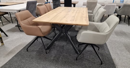 ALFA valódi bőr étkezőszék | új modell, 2 színben