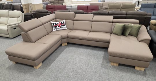 LIDO SYSTEM U-form kanapé | VALÓDI BŐR