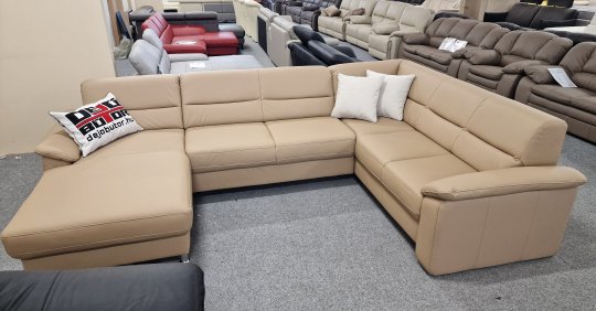 ASCARA U-FORM kanapé| VALÓDI BŐR